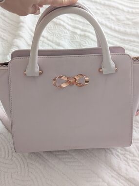 Ted Baker Pink Bow-Accent Top-Handle Bag